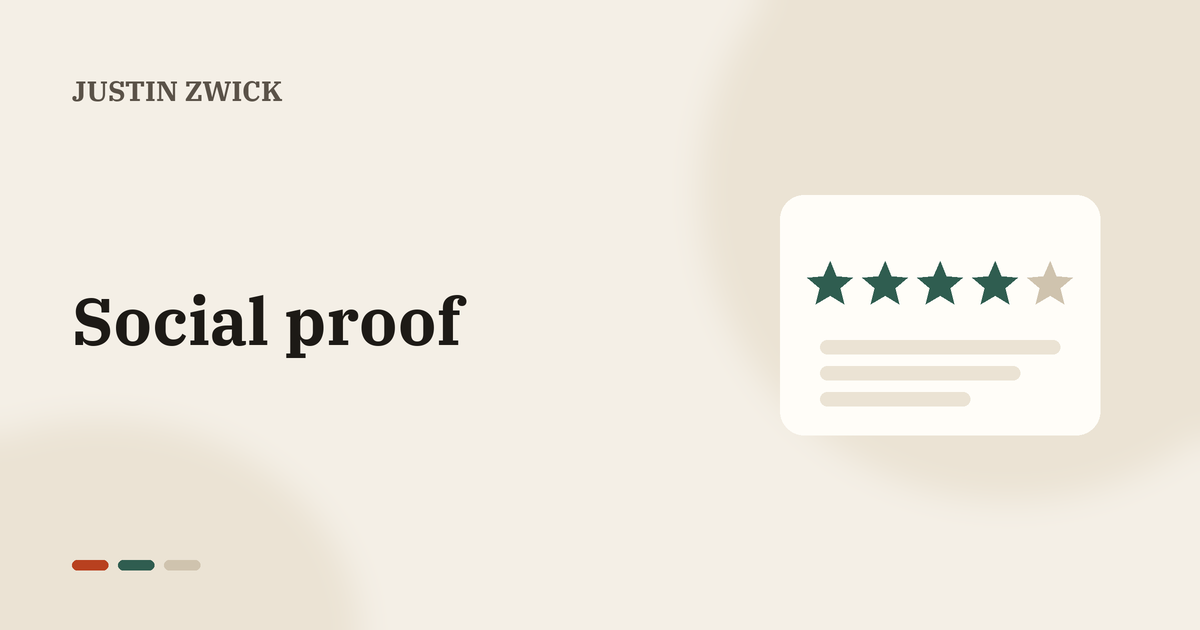 Illustration for social proof: EasySocialCred and the honest use of social proof
