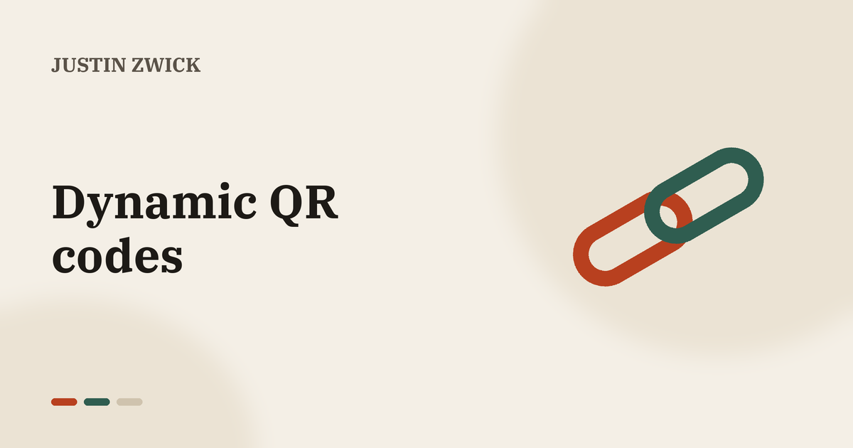 Illustration for dynamic QR codes: ExtendLink: short links and dynamic QR codes that keep working after you print them