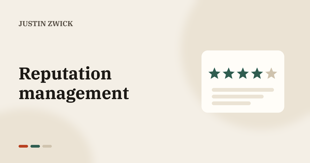 Illustration for reputation management: RepWise: reputation management without the shortcuts